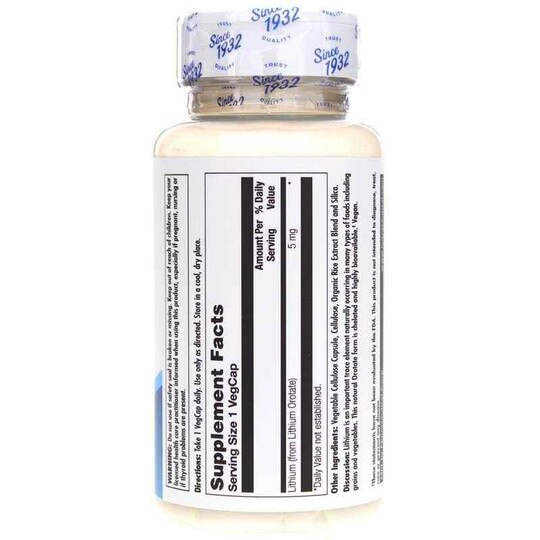 Lithium Orotate 5 Mg, KAL